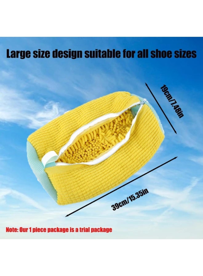 Shoe Washing Bag for Laundry, Washer and Dryer - Reusable for All Shoe Types and Sizes (Blue 2Pcs) - Image 3